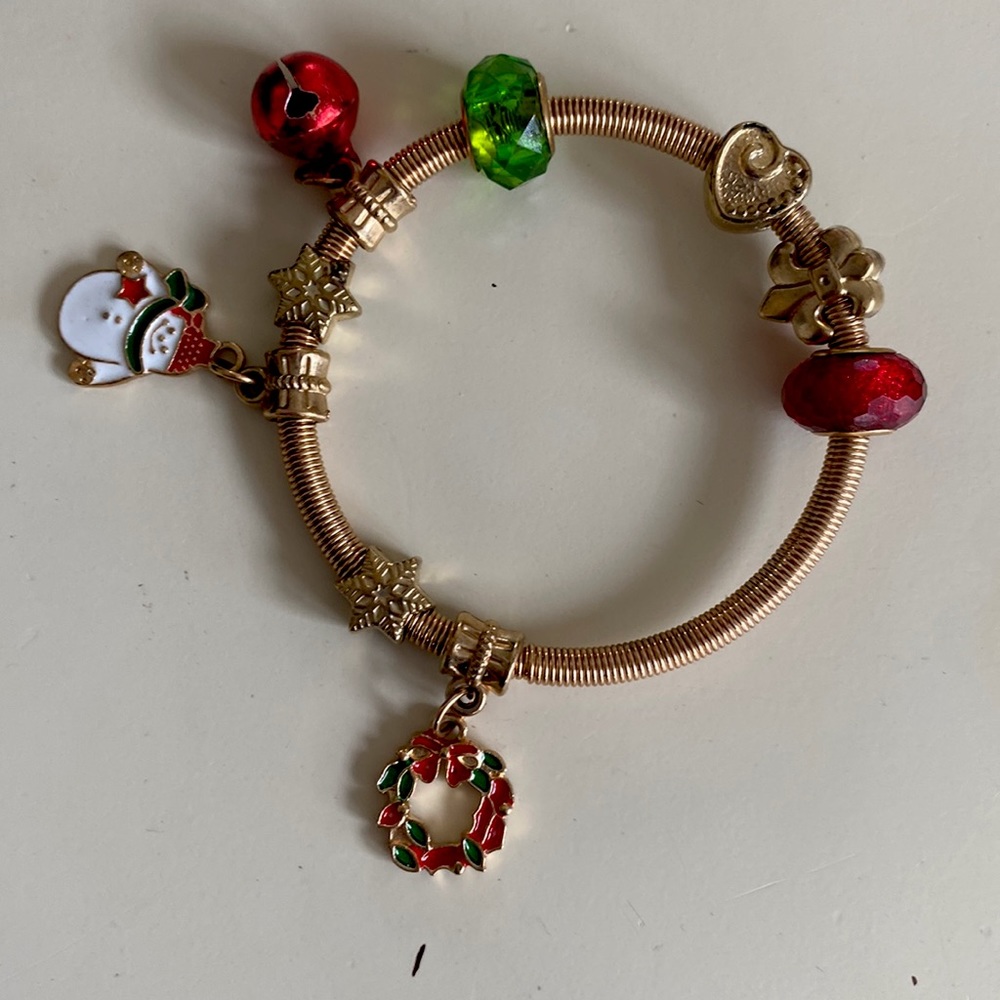 Christmas charm bracelet